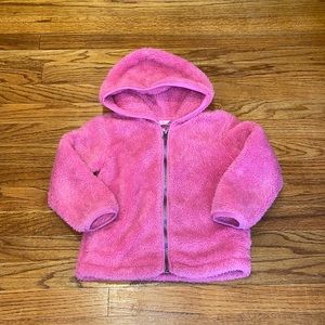 Hanna Andersson Pink Super Soft Sherpa Jacket